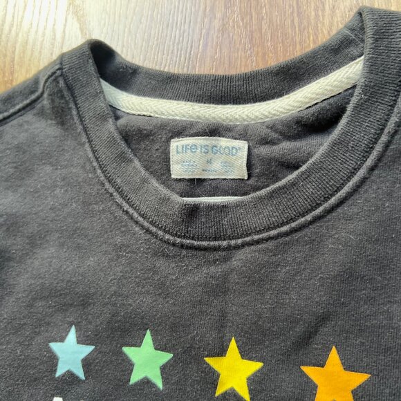 Life is Good Cotton Crew Sweatshirt - Picture 4 of 8